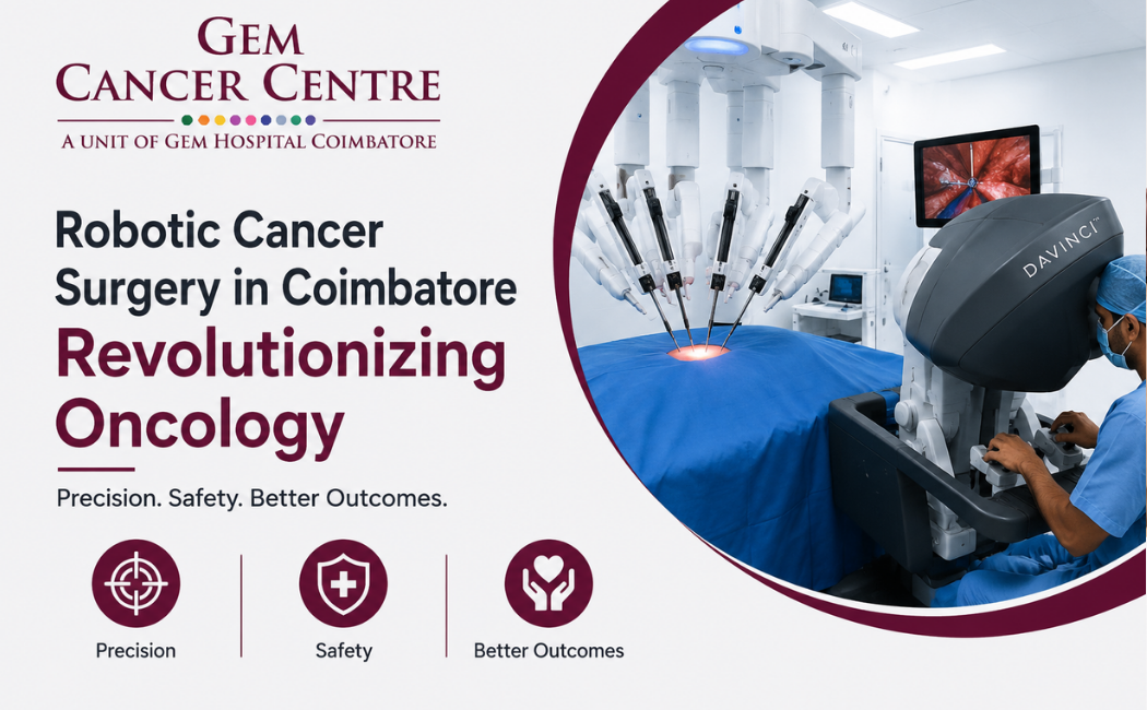Advanced robotic cancer surgery treatment at GEM Cancer Centre in Coimbatore